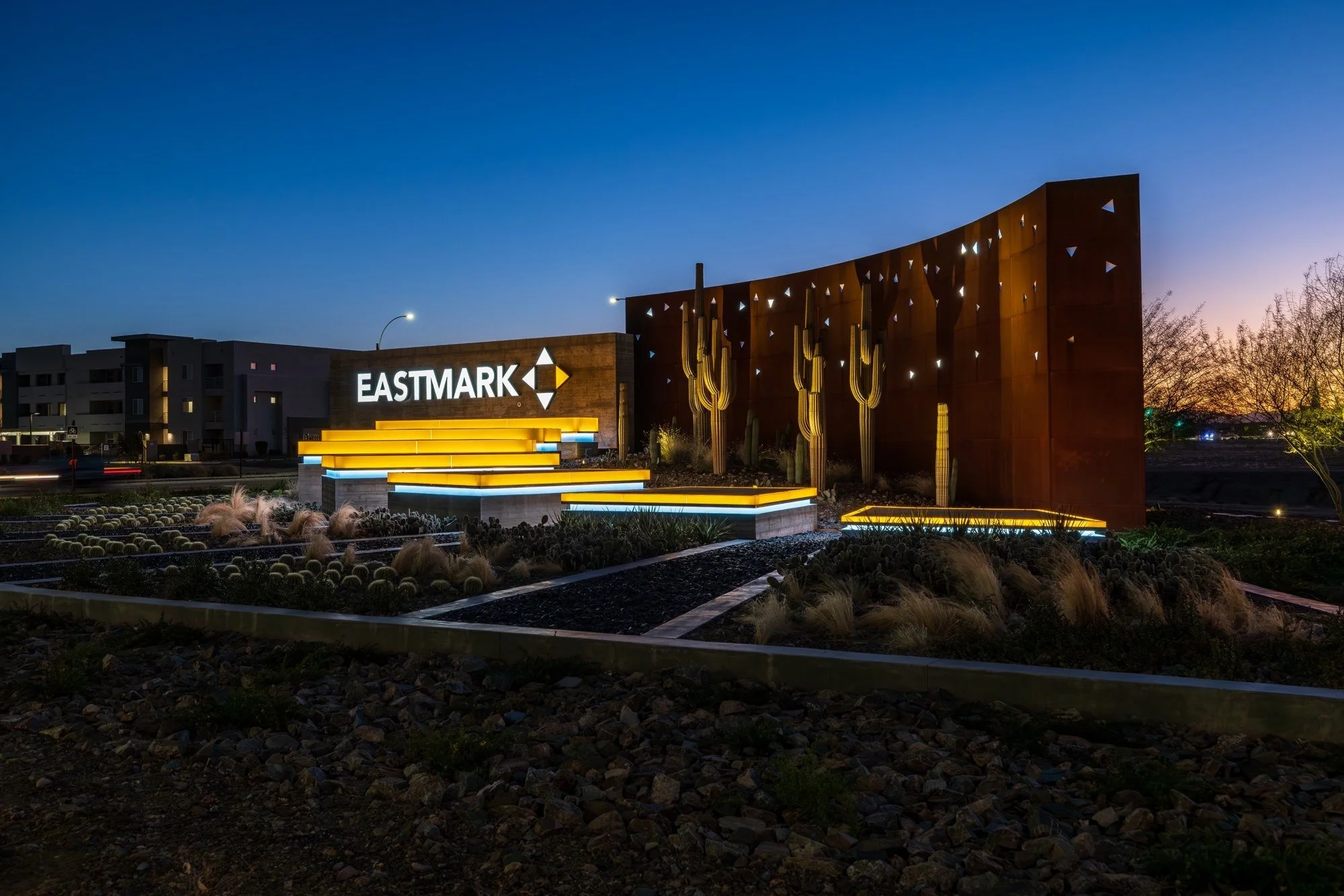 Eastmark Entry Monument in Mesa, Arizona — project view 1