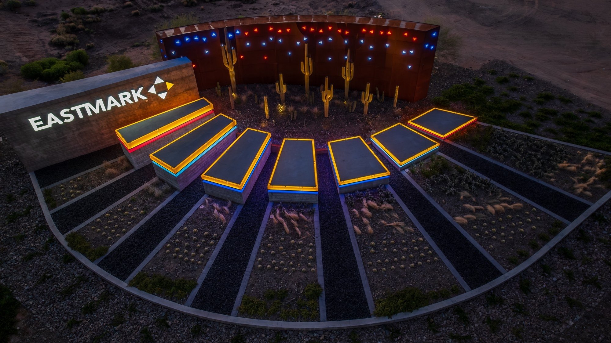 Eastmark Entry Monument in Mesa, Arizona — project view 11