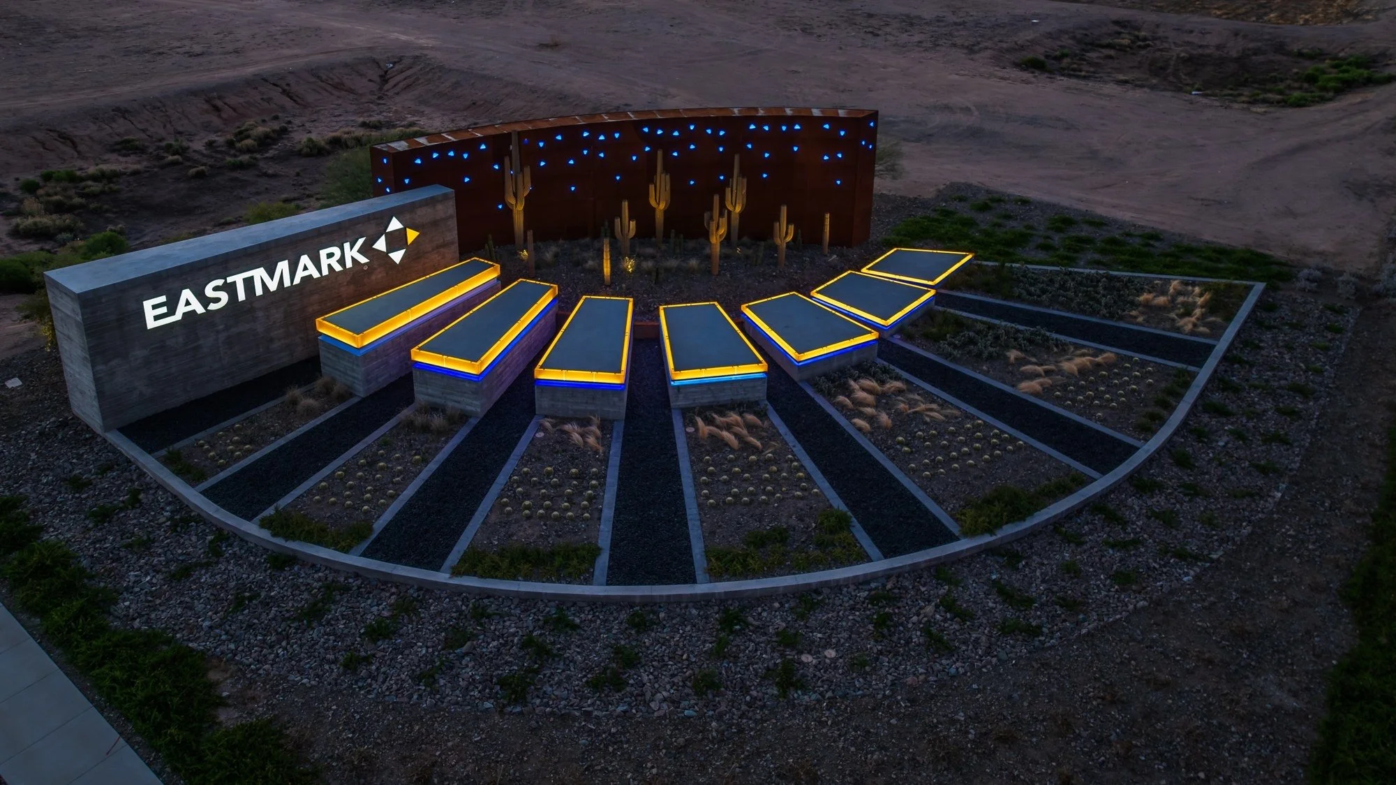 Eastmark Entry Monument in Mesa, Arizona — project view 12