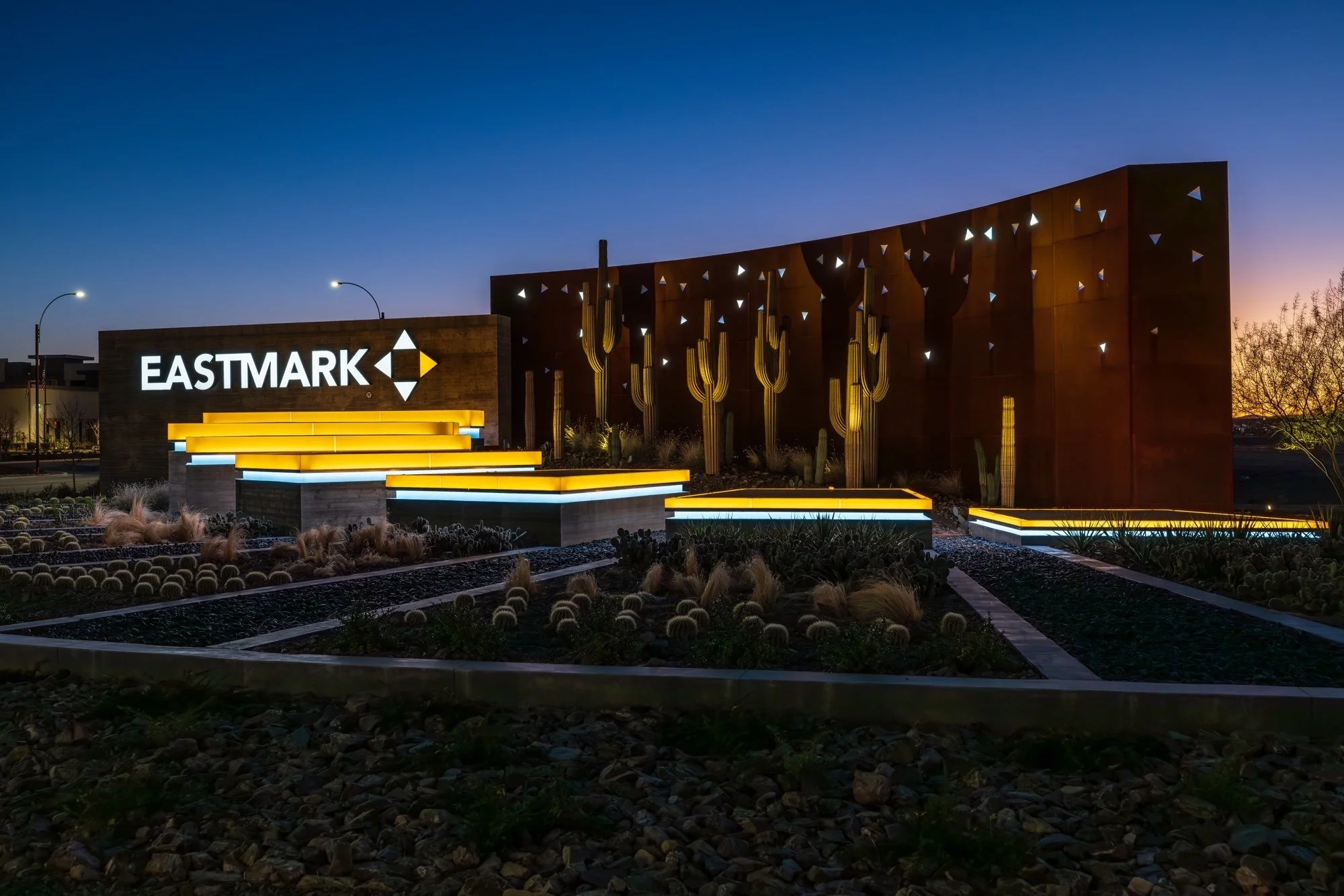 Eastmark Entry Monument in Mesa, Arizona — project view 2