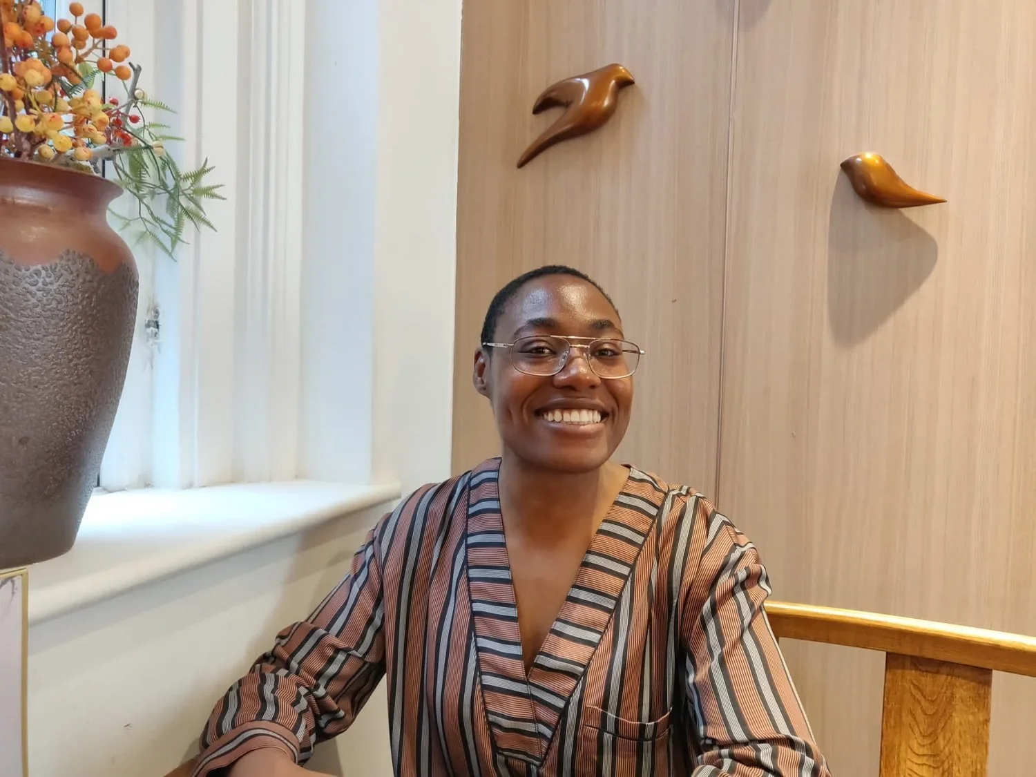 Audrey Annoh-Antwi, sommelier and Wine Manager at Cafe Deco