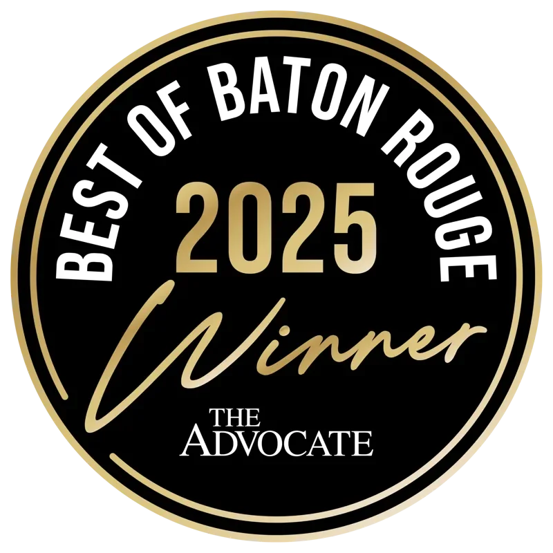 2025 Best of Baton Rouge gold award badge