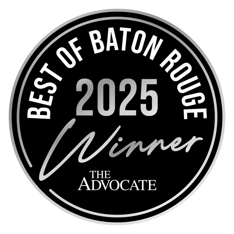 2025 Best of Baton Rouge silver award badge