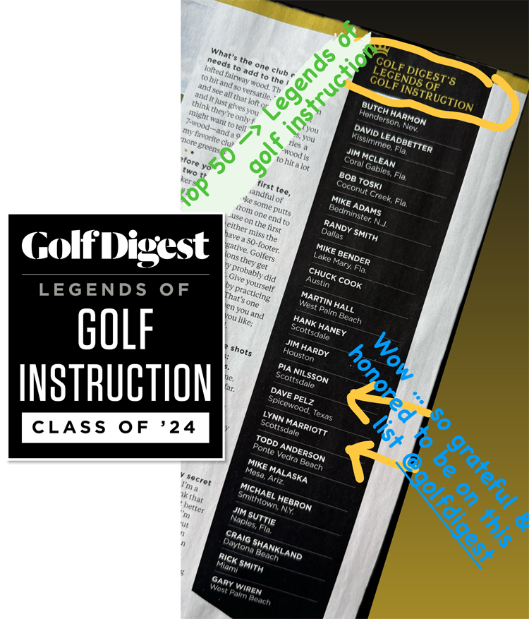 Golf Digest Legends of Golf Instruction