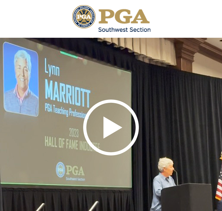 Lynn Induction into SW PGA Hall of Fame
