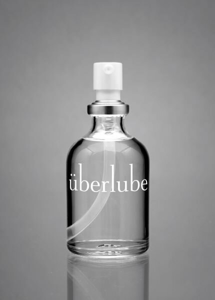 Uberlube is a luxury product in a gorgeous modern safety glass bottle, deli...