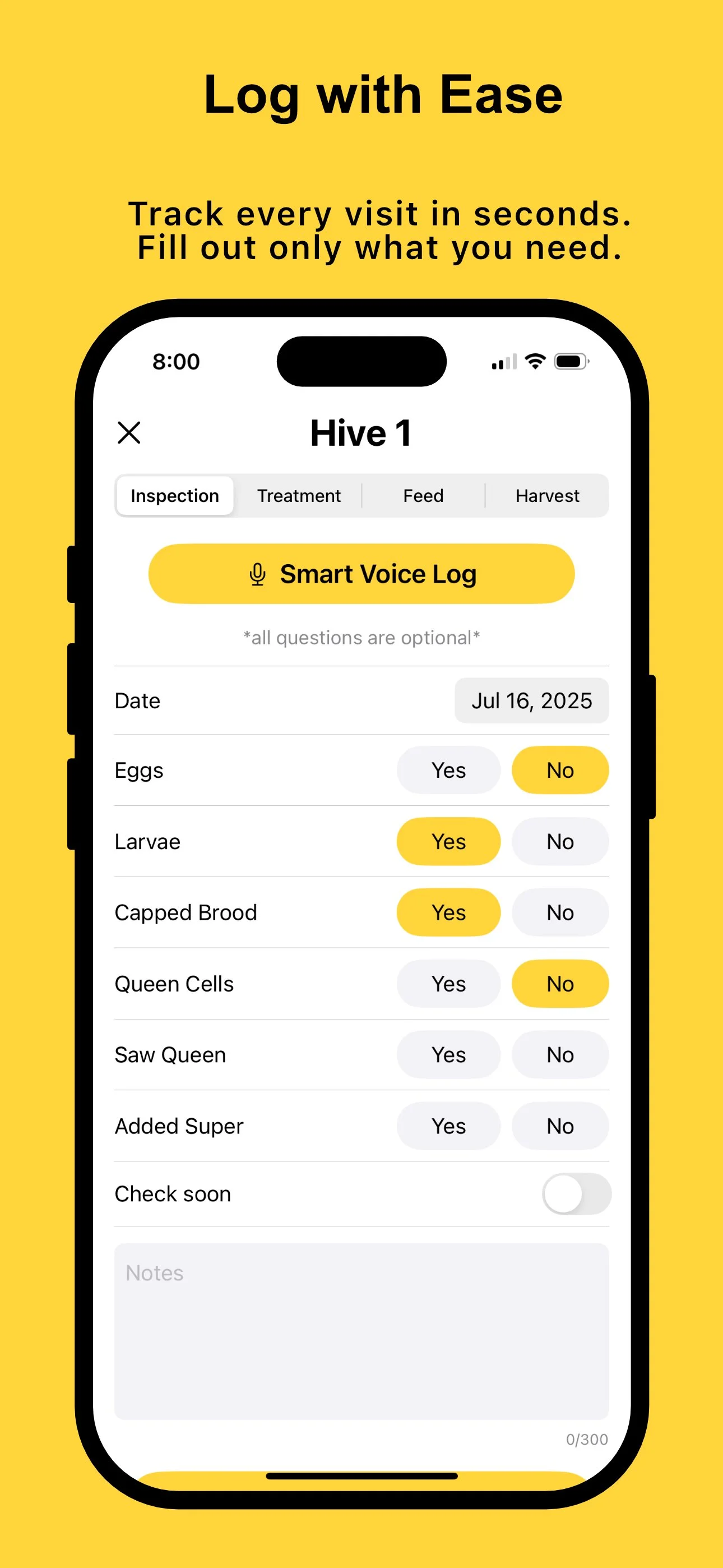 Log View