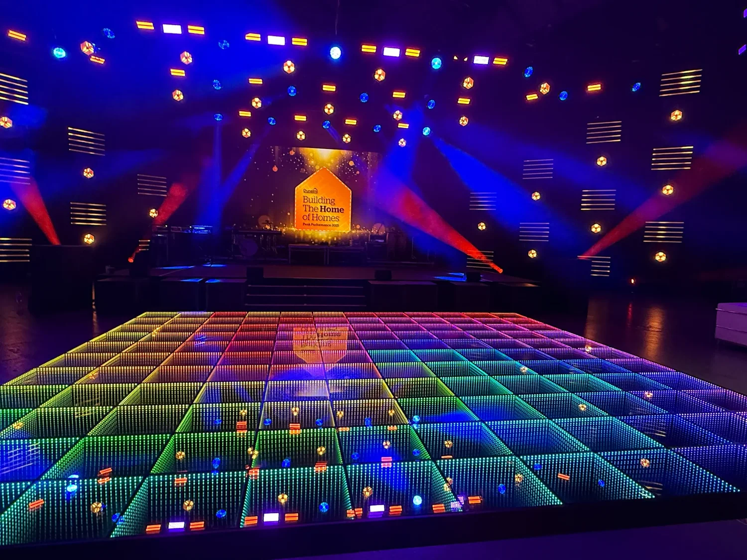 3D Infinity Dancefloor at London event