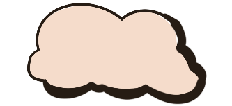 icon of a cloud slightly different