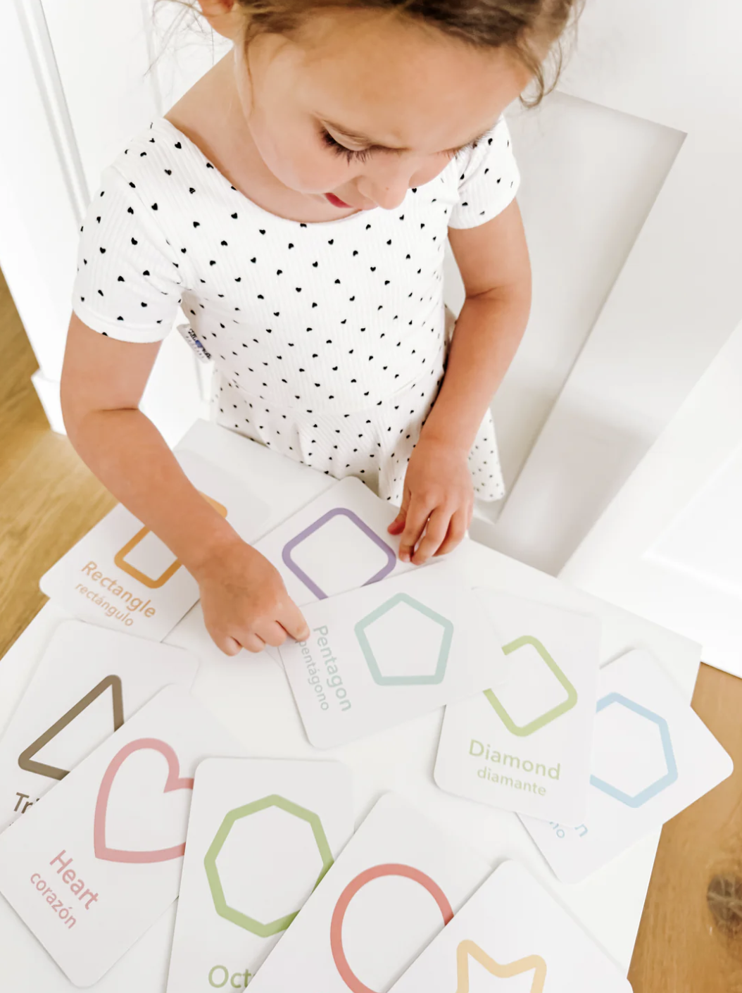Chart of early learning topics by age group