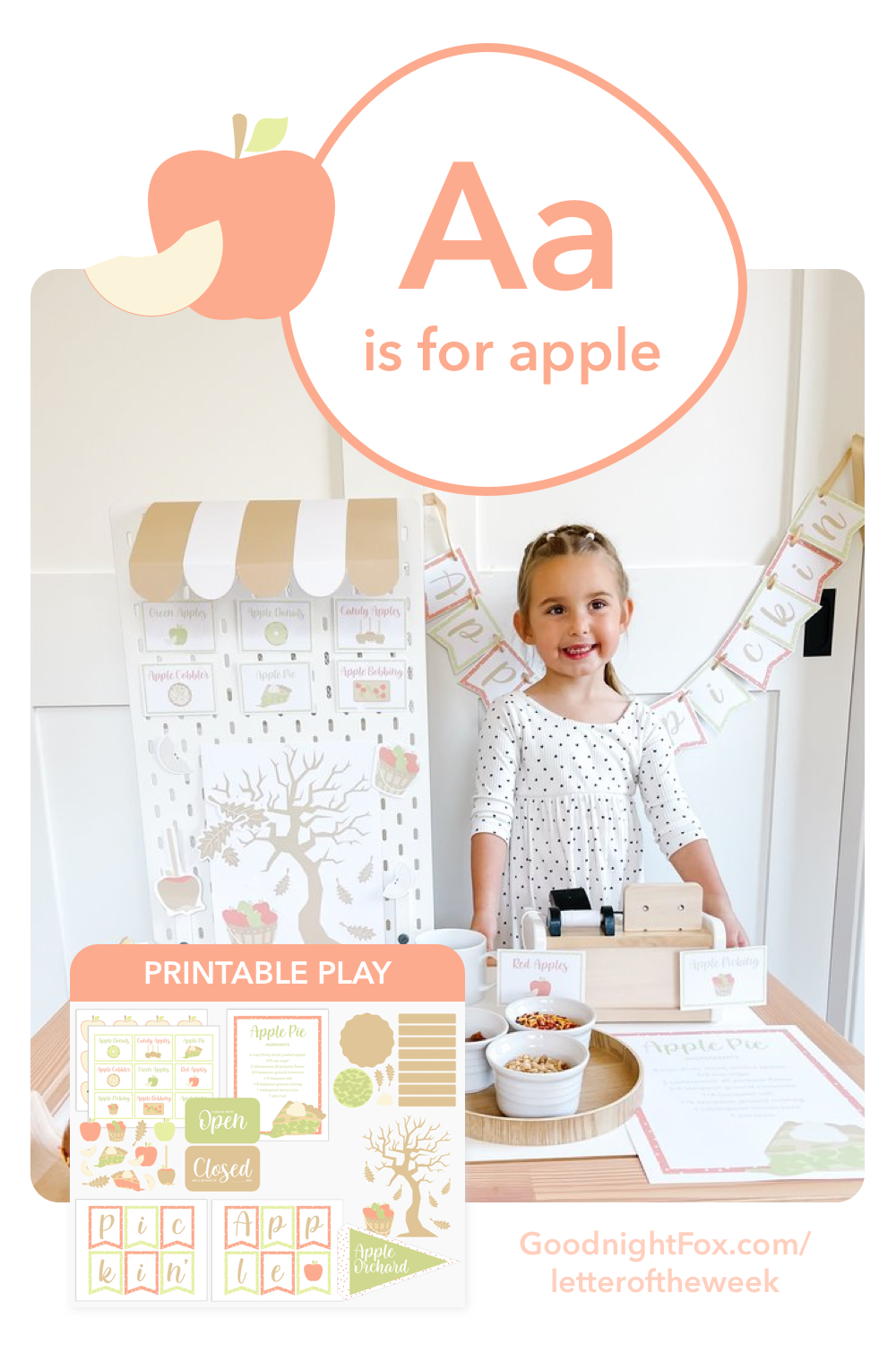 Letter of the week: A is for apple