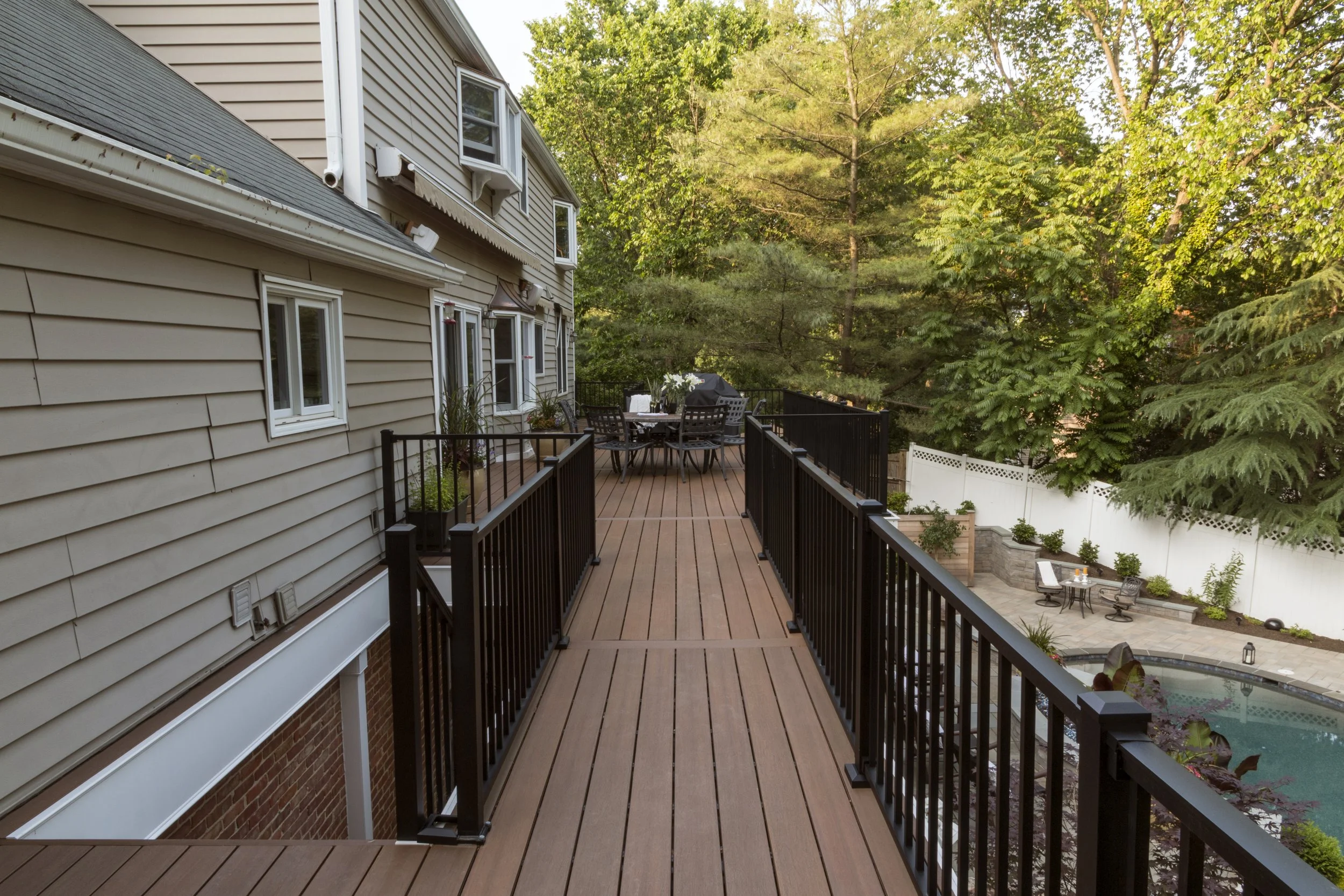 Designer deck layout by LANDED