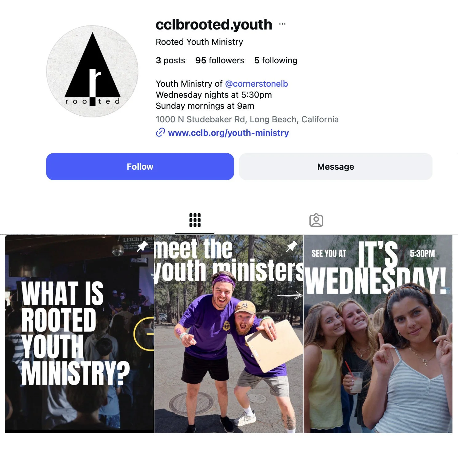 Follow Rooted Youth on Instagram