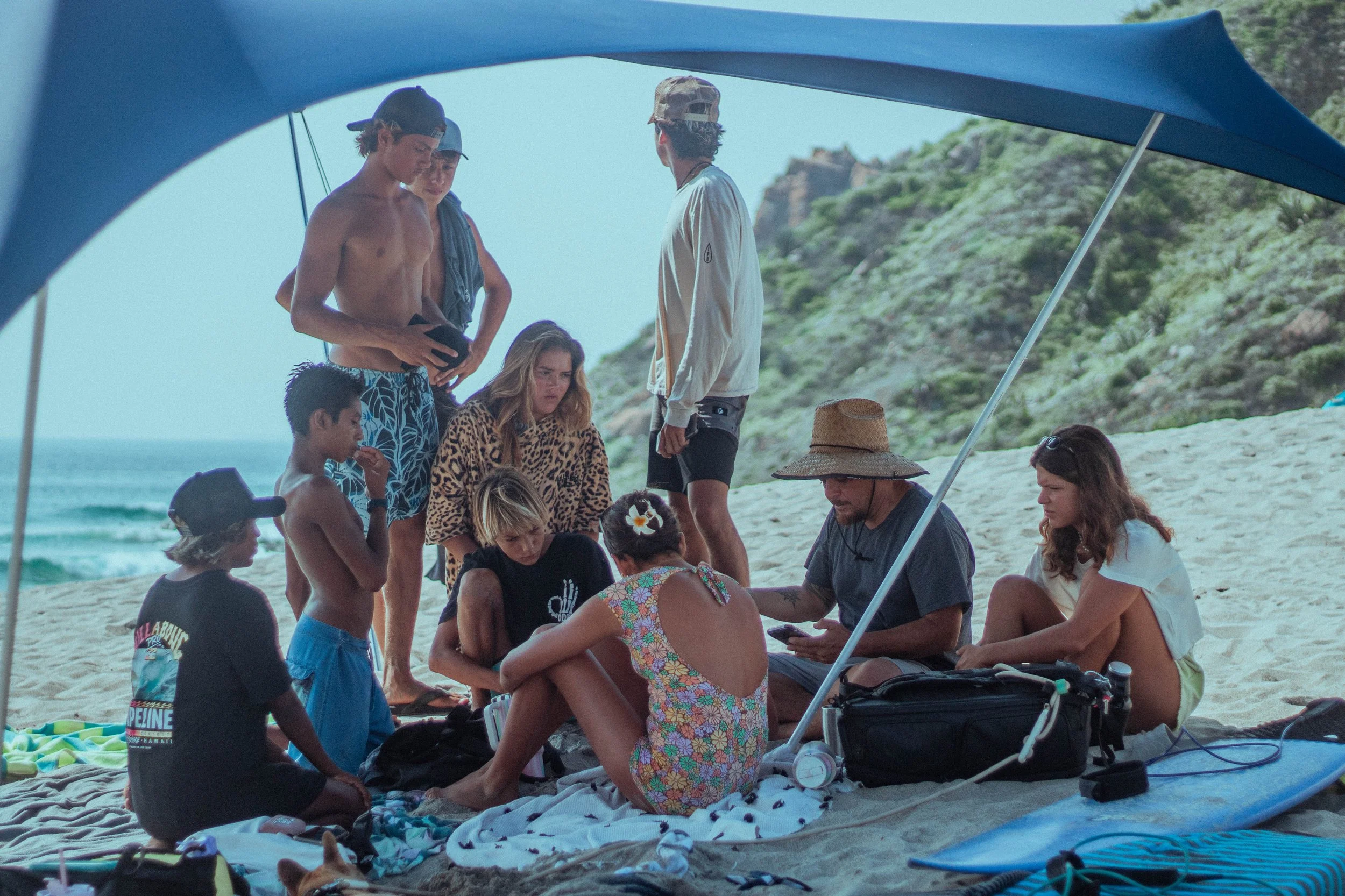 Beginner surf camp coaching and lifestyle