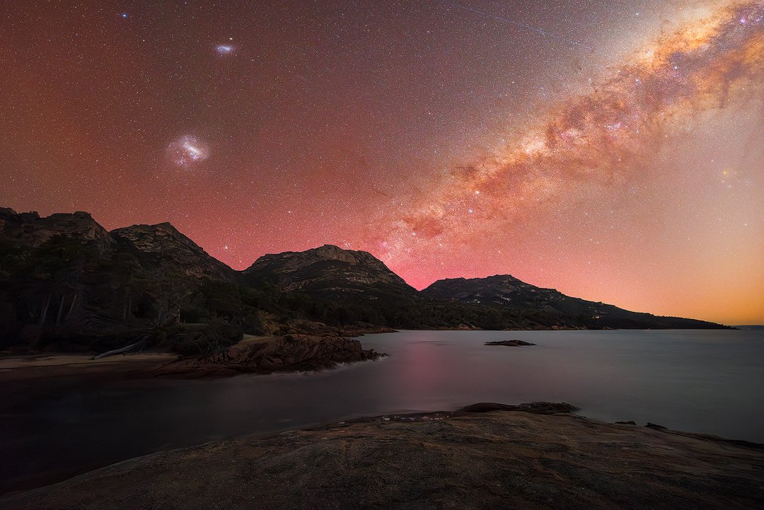 Honeymoon Bay Tasmania Milky Way