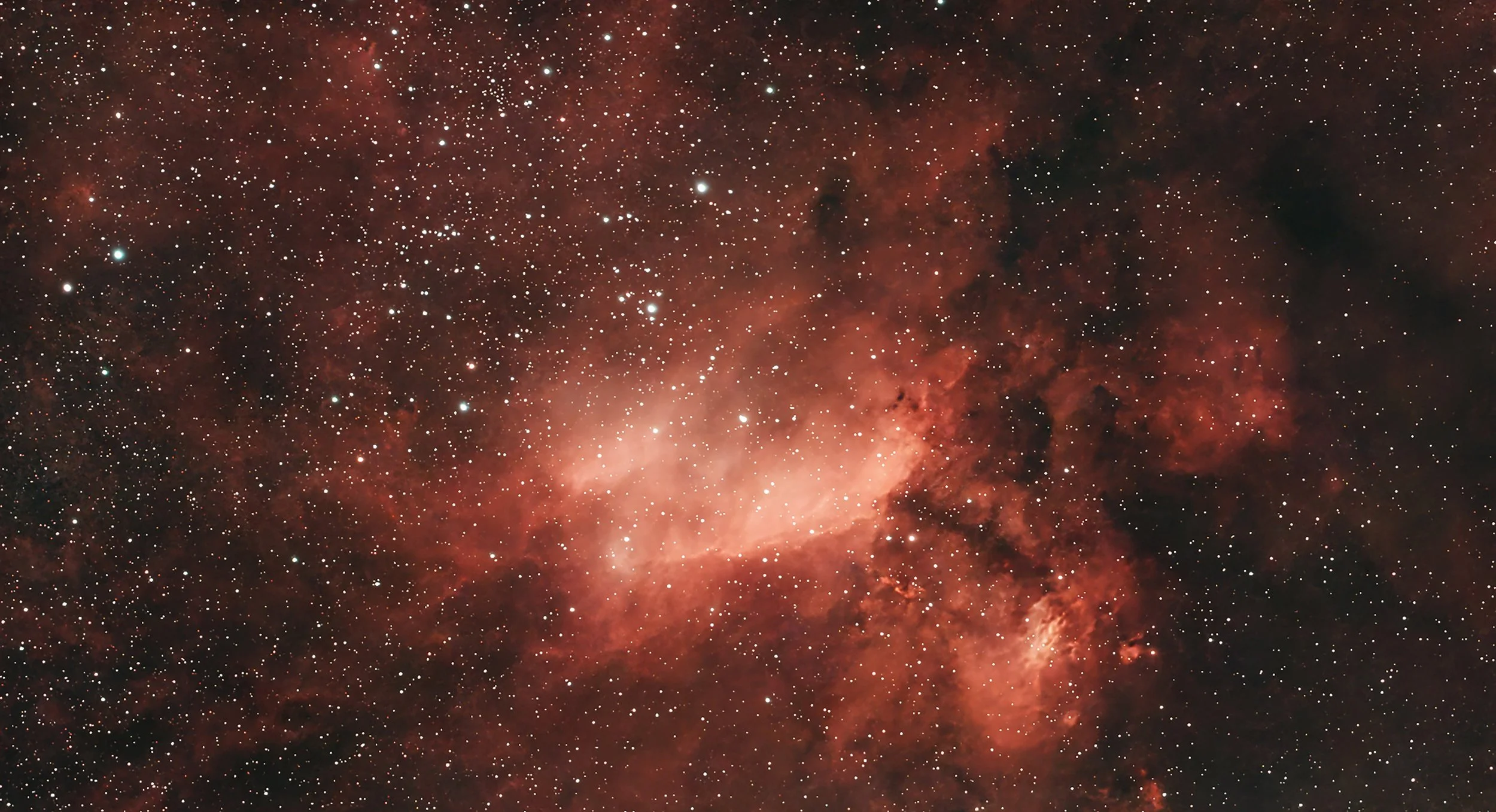 IC 4628 Prawn Nebula photographed and processed by Dylan Knight