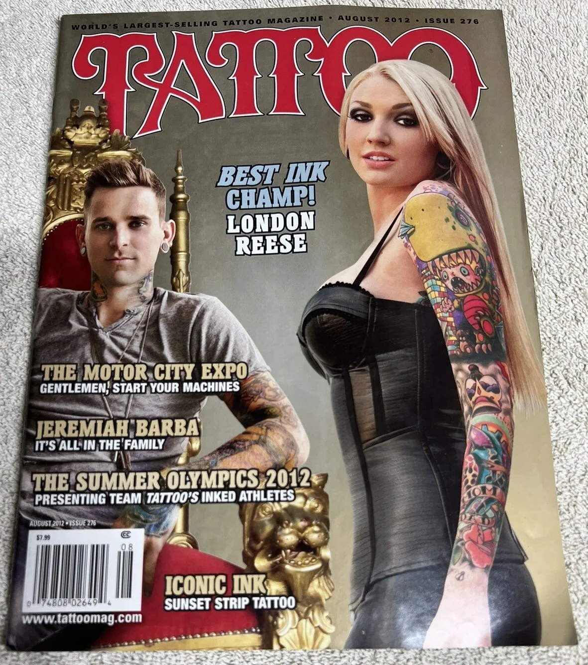 Tattoo Magazine Cover
