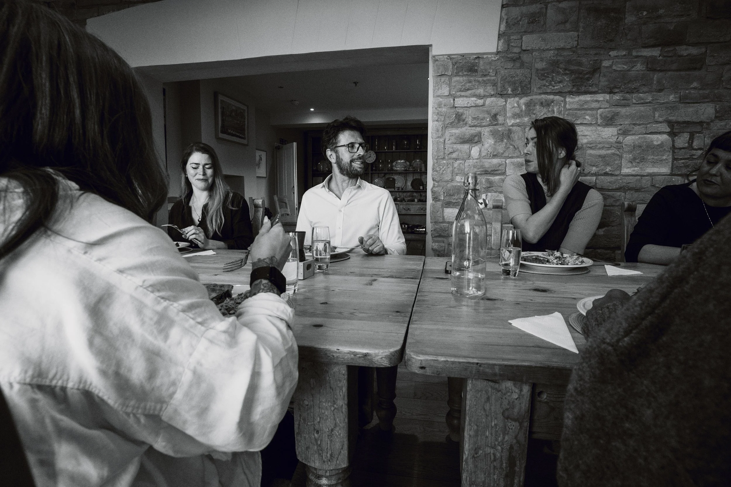 Retreat participants connecting at Florence House