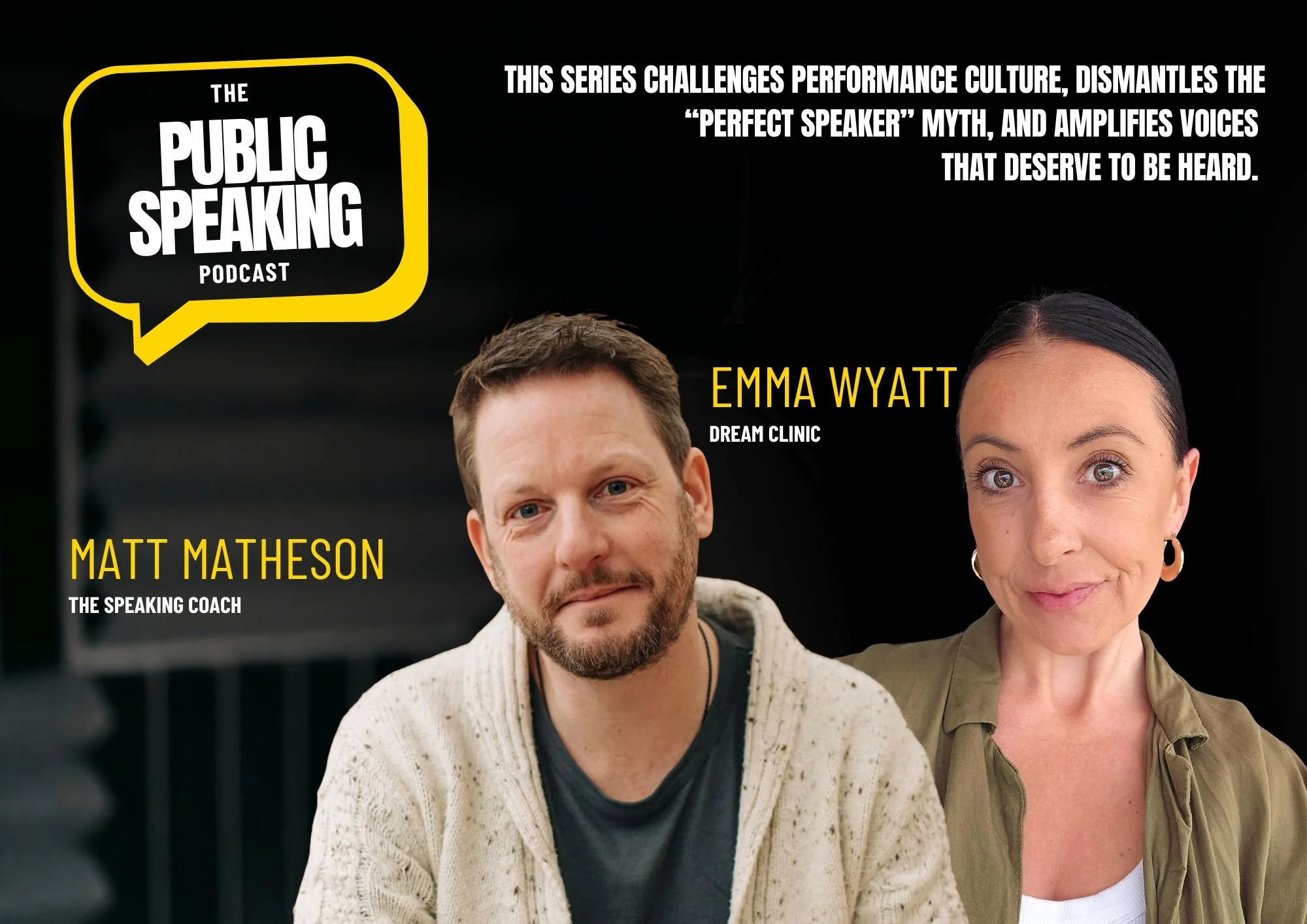 The Public Speaking Podcast with Matt and Emma