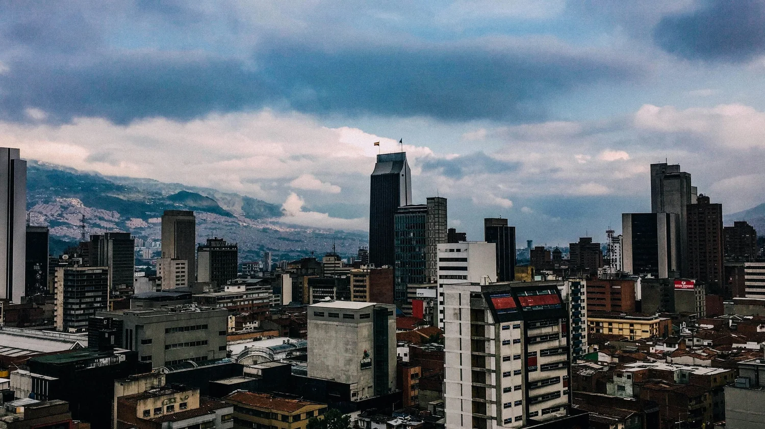 El Poblado, Medellín, from above