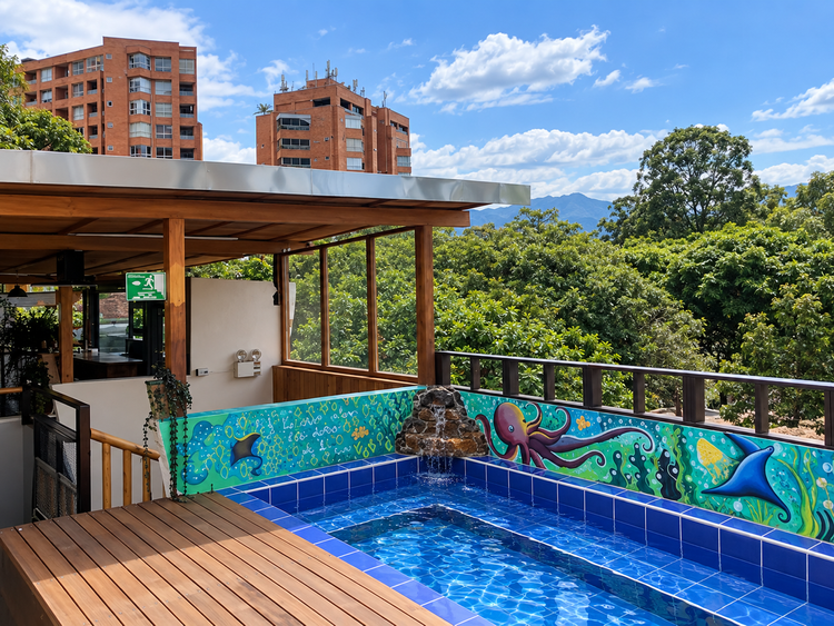 Spaces at Casa Kiwi Hostal