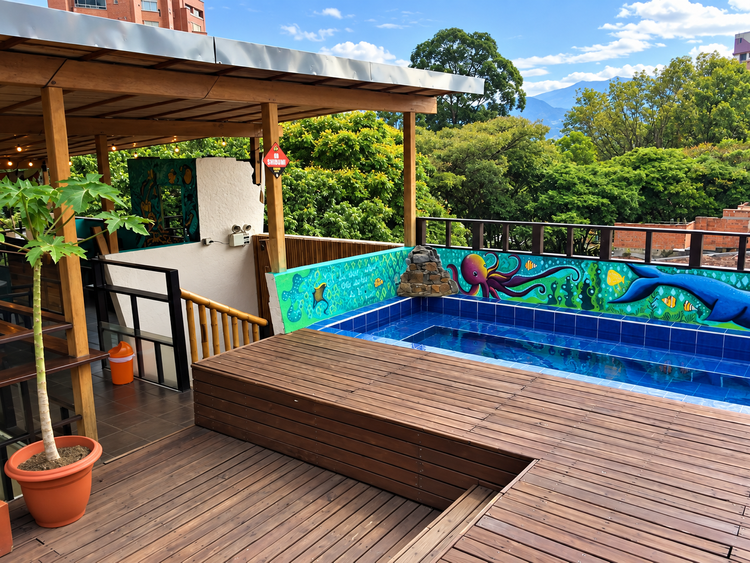 Spaces at Casa Kiwi Hostal