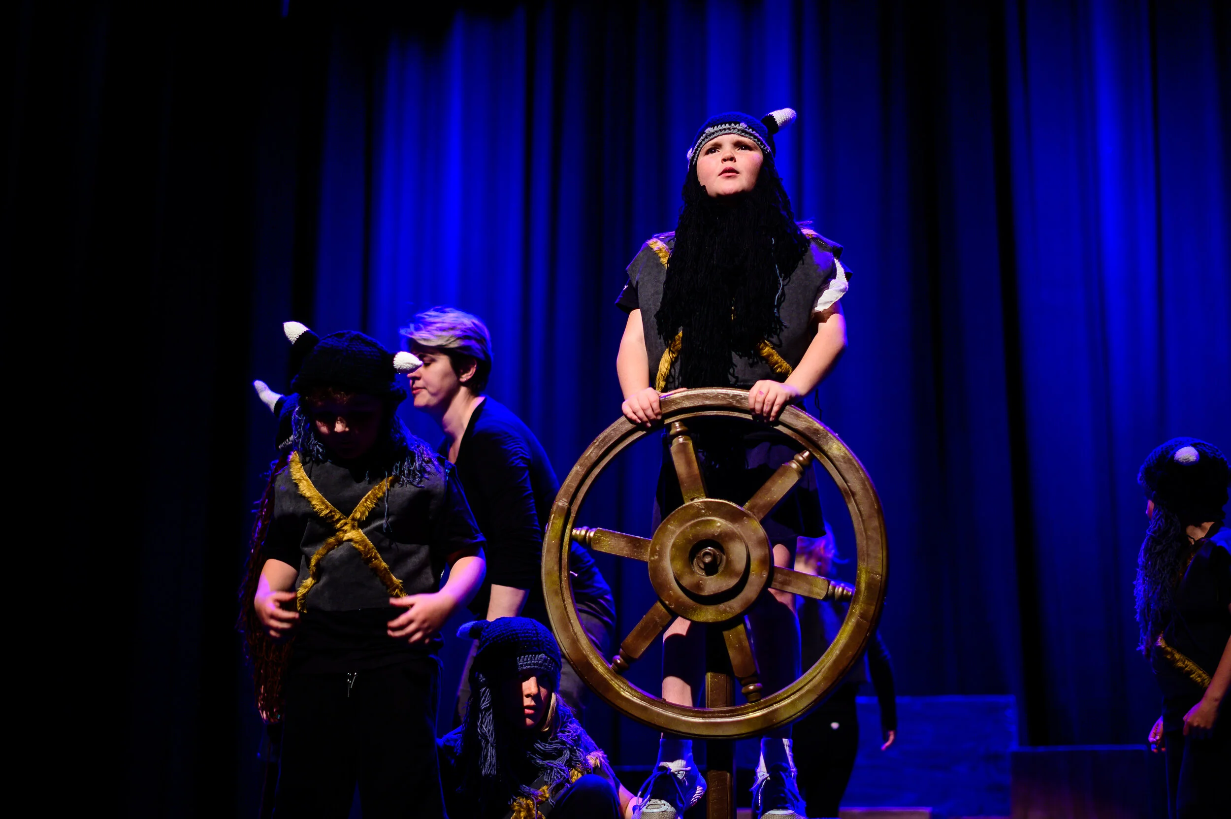 Students performing on stage at the Capital Theatre, Bendigo