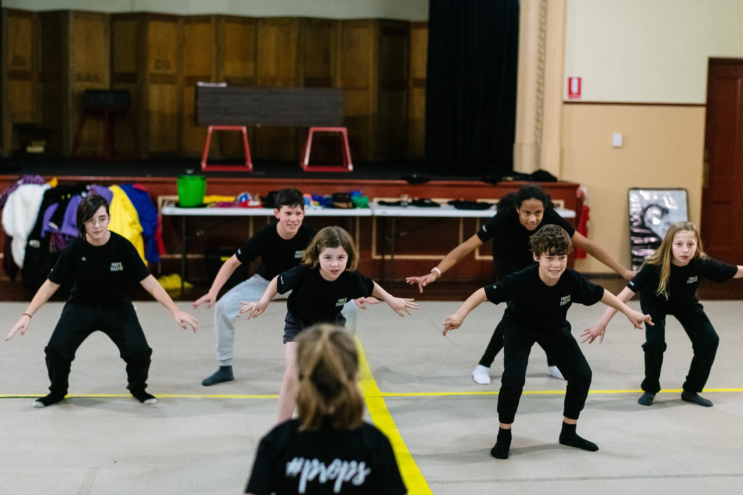 Stage Two drama class for ages 9 to 12 at Props Theatre
