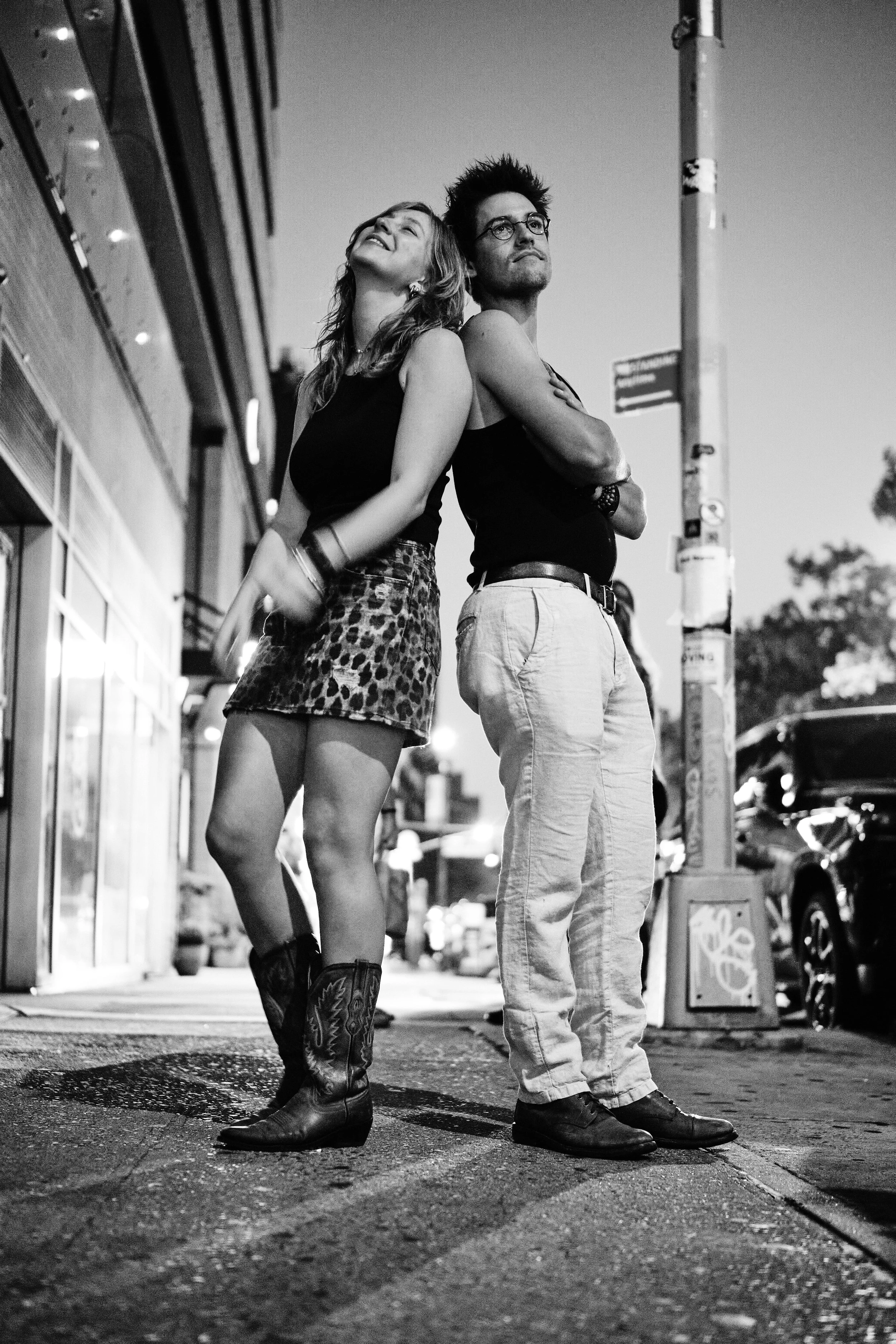 Friendly Company outside Rockwood Music Hall