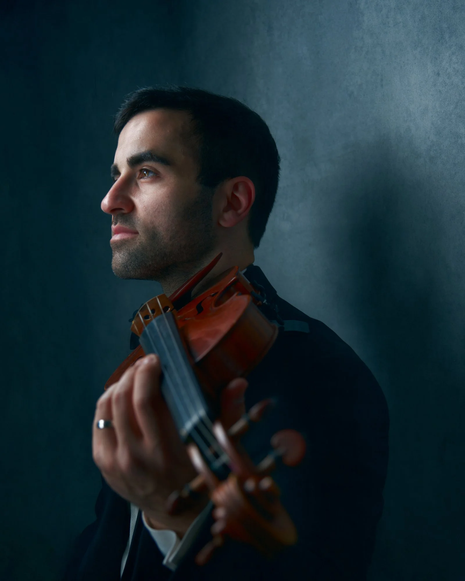 Portrait of a musician, Garden City NY