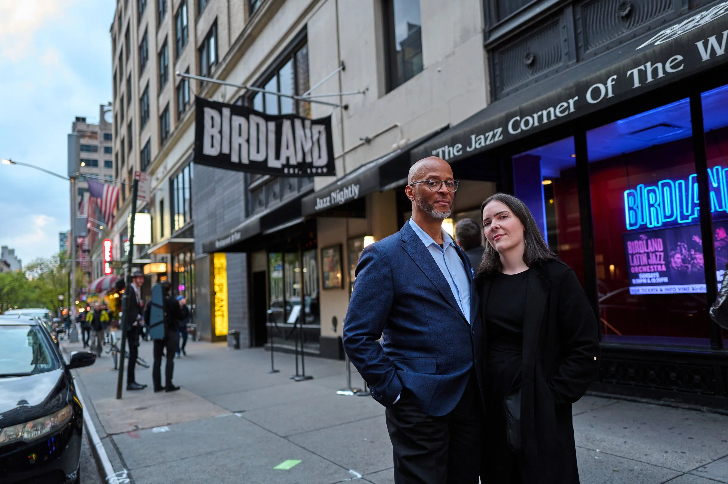 Ron Wilkins and Becca Patterson at Birdland