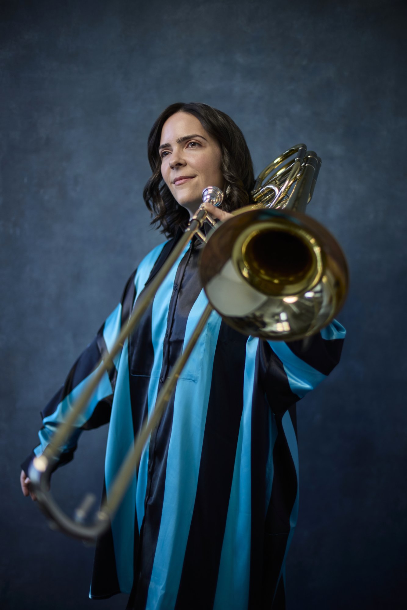 Headshot of a musician, New York