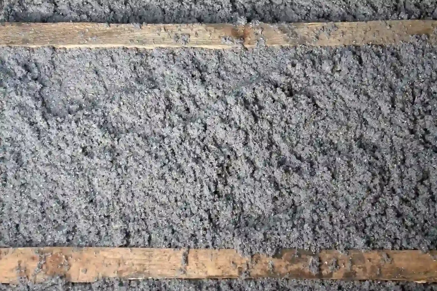 Attic Insulation closeup