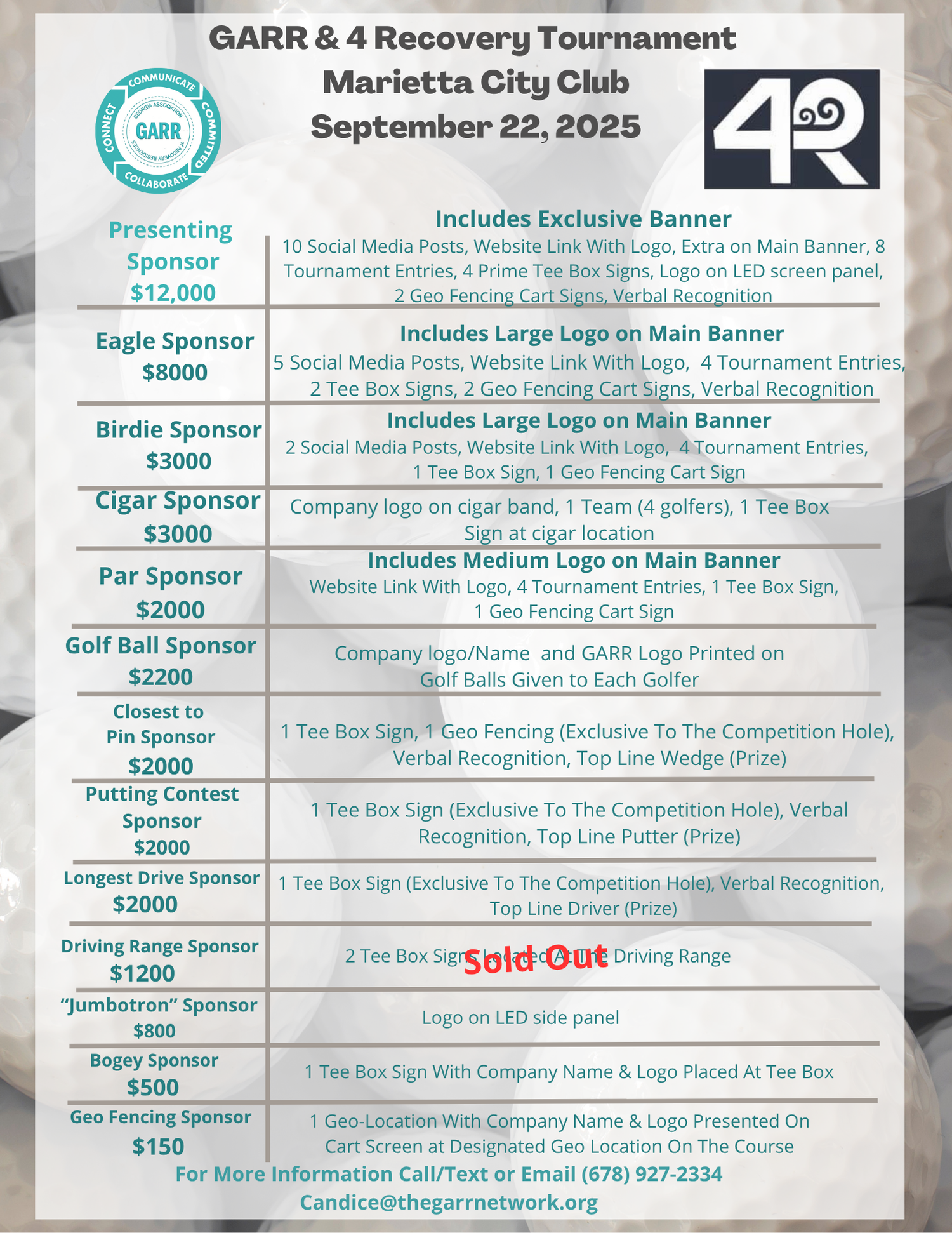 GARR Tournament Flyer