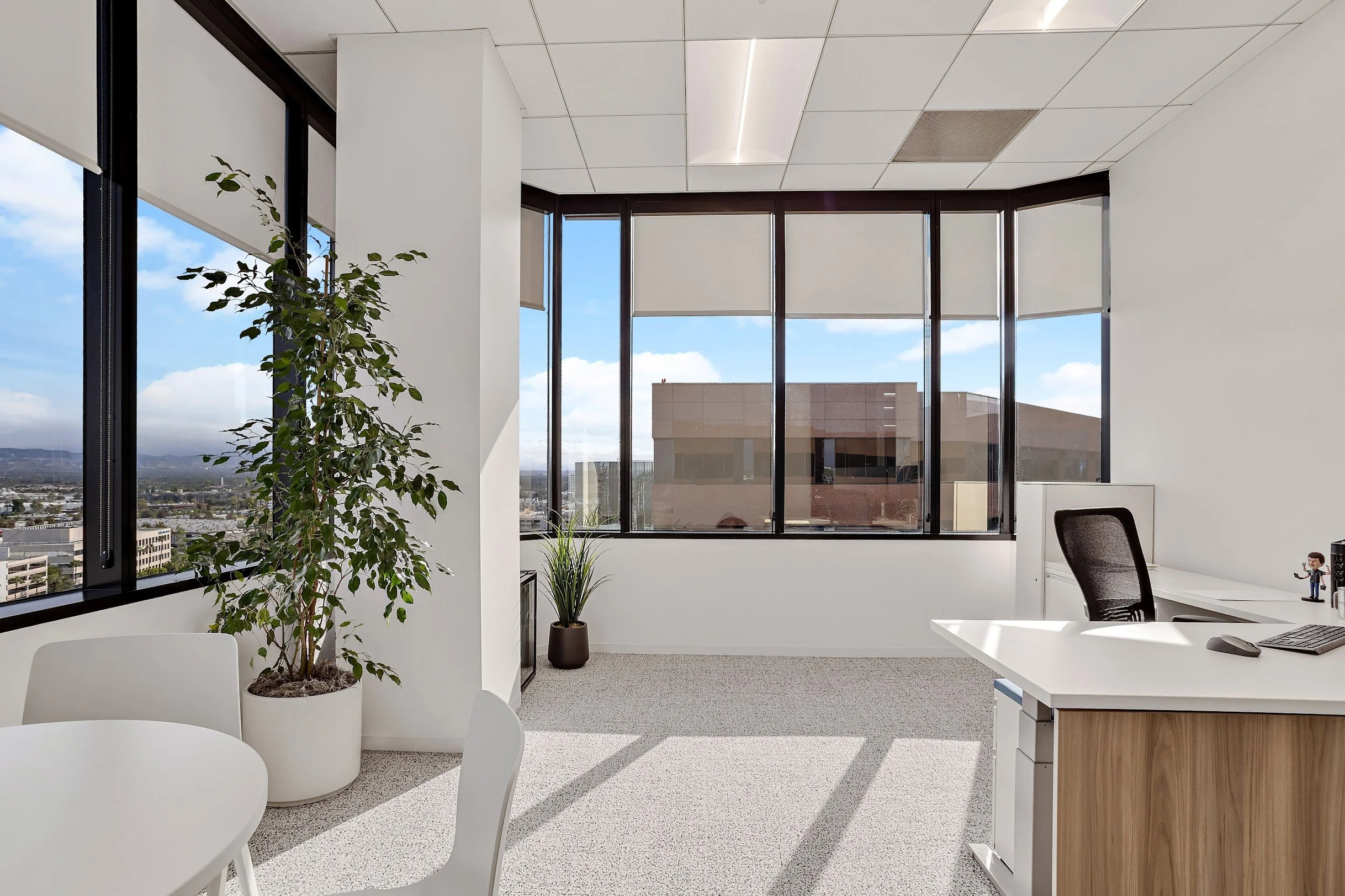 Modern office workspace furnished by Source COI