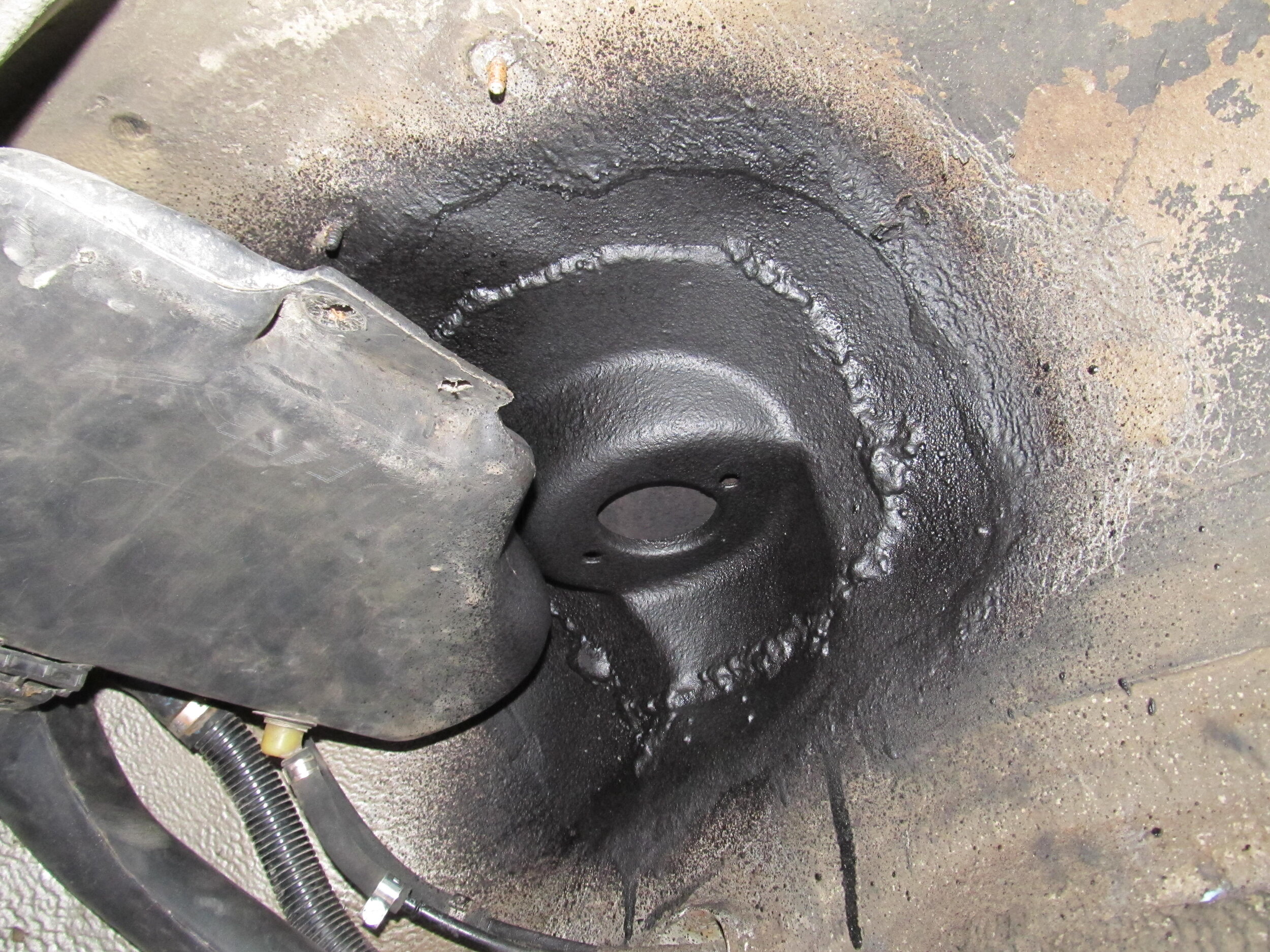 Localized applications of rubberized undercoating over POR15- remove it  all?, Grassroots Motorsports forum