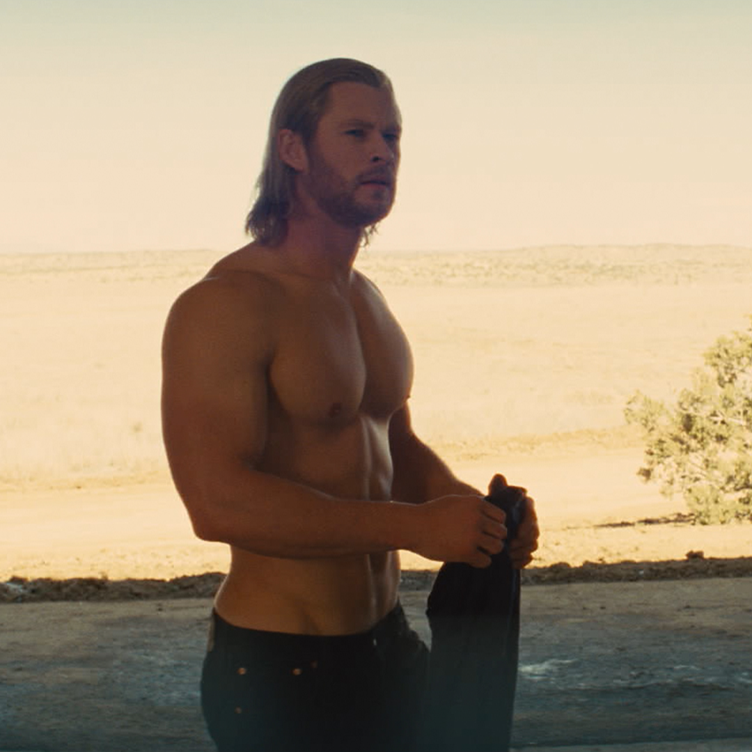 Watch the sexy Chris Hemsworth starring in Thor tonight starting at 8pm. 