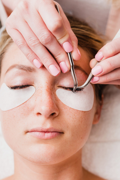 Lash treatment at Citrine Skin and Lash Spa in Raleigh