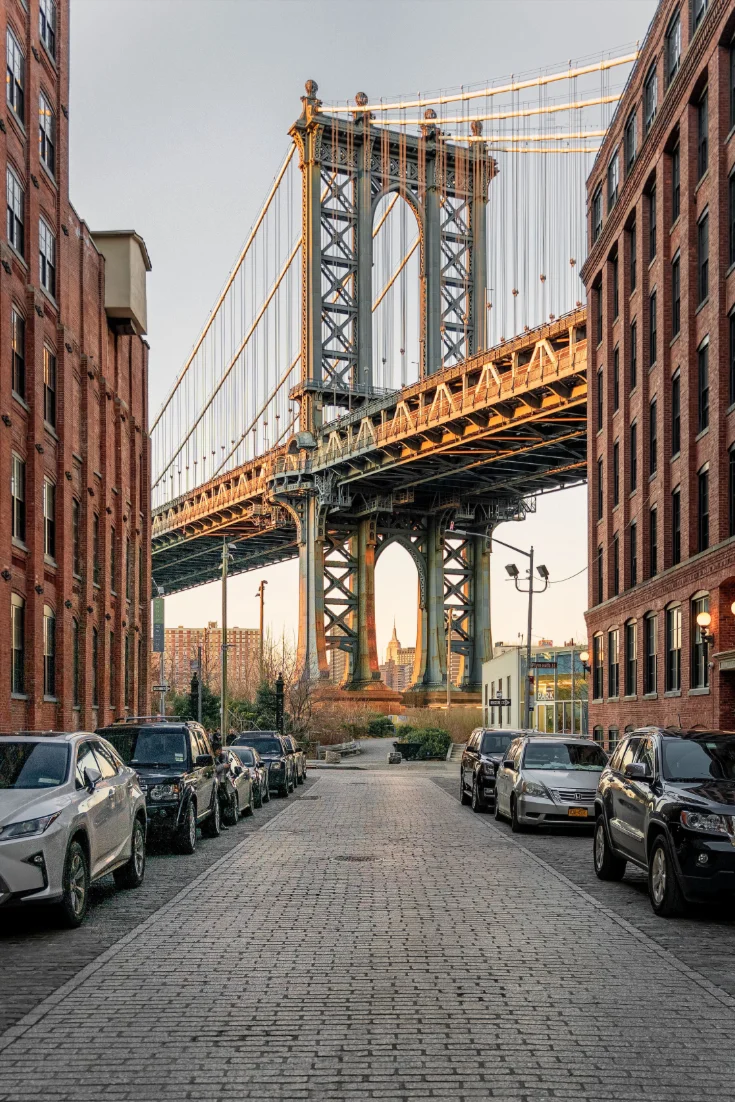 DUMBO view of the Manhattan Bridge