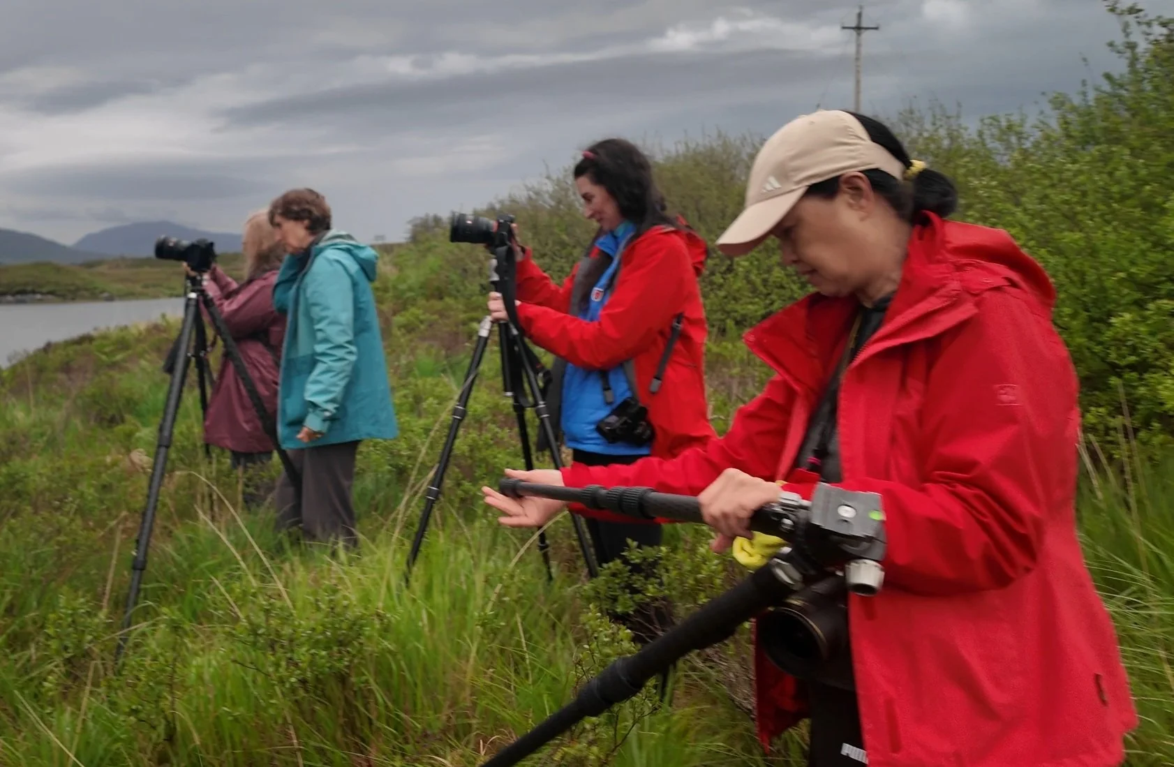 Photographer in the field