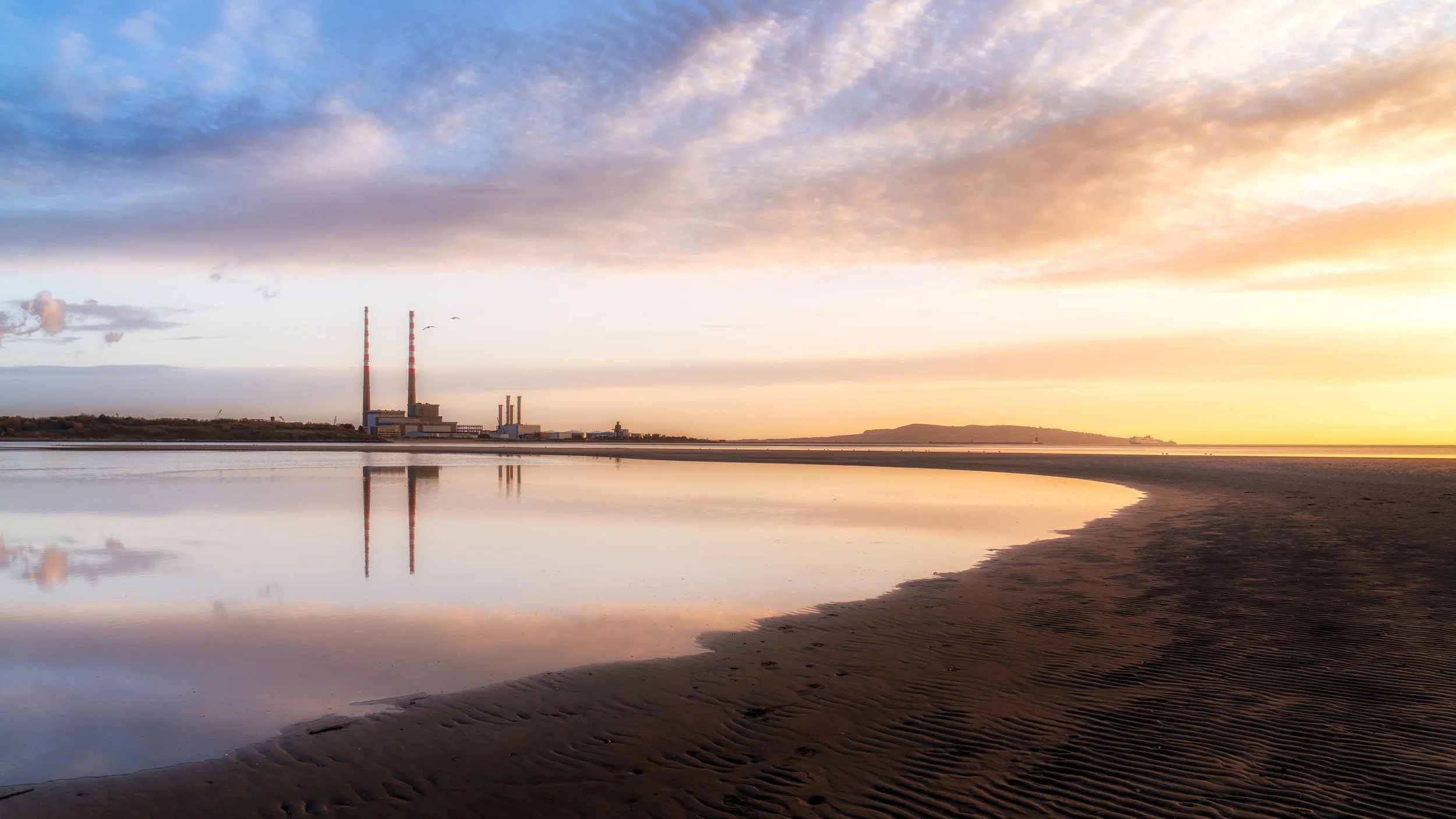 Sandymount reflection wide