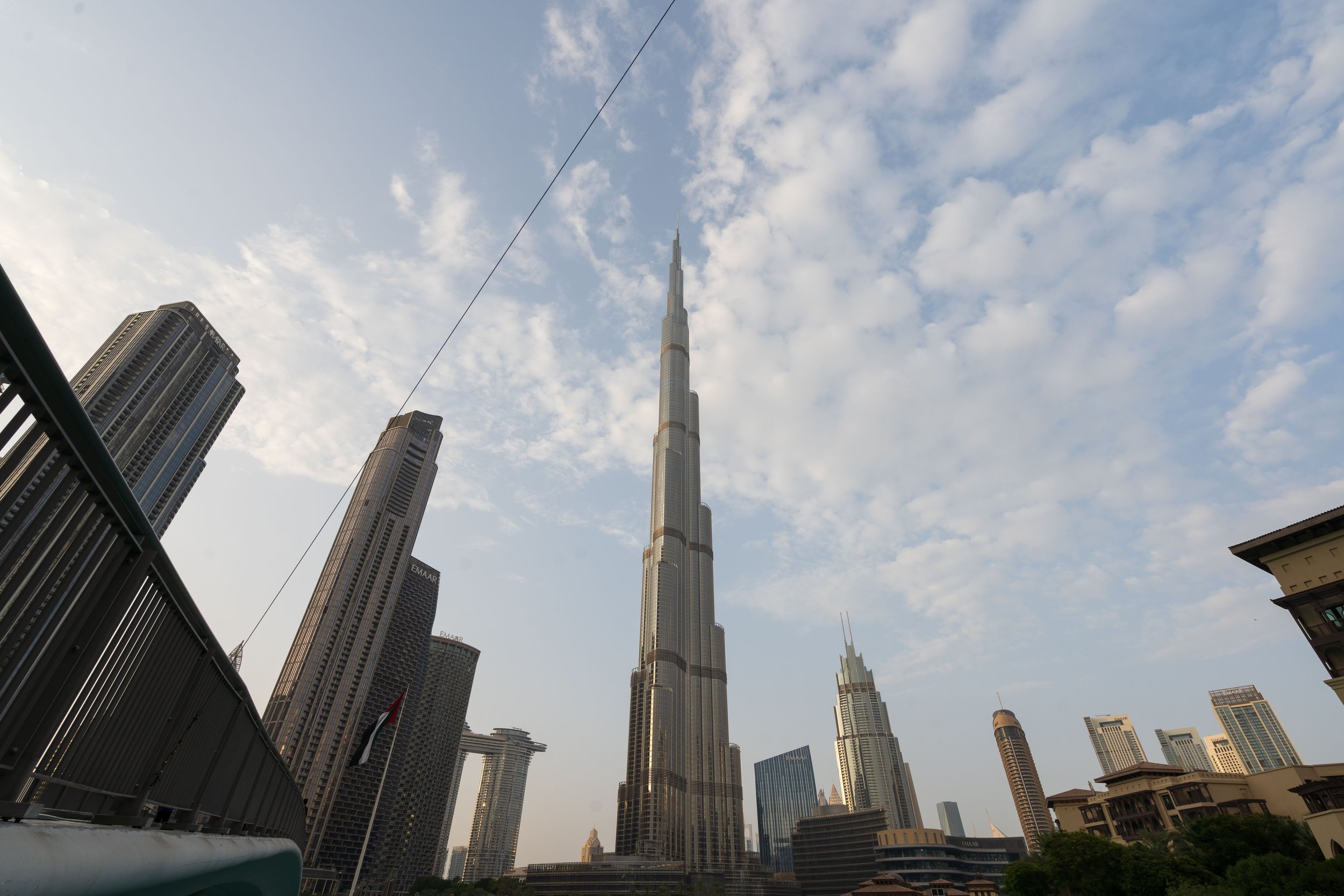 Burj Khalifa vertical panoramic
