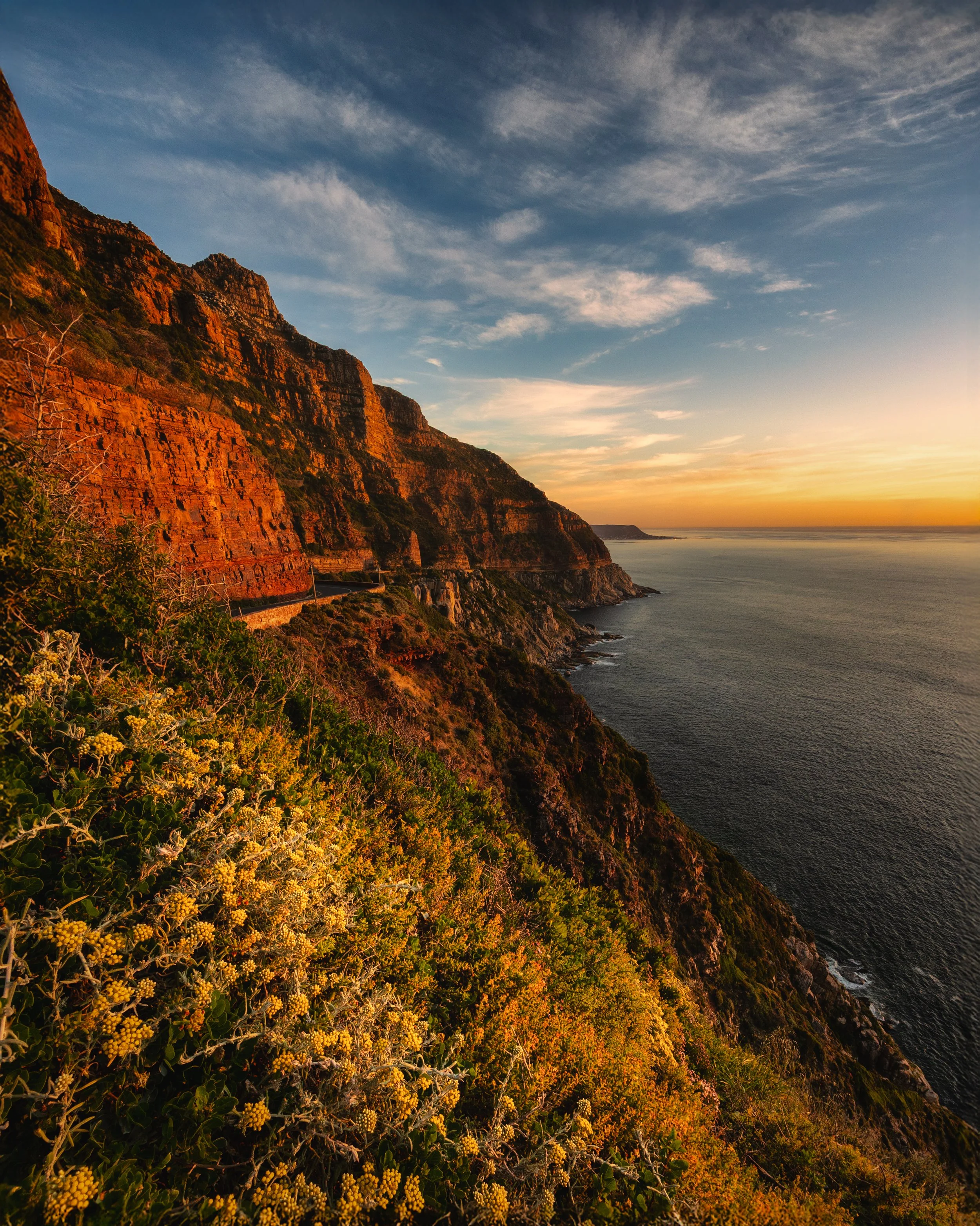 Cape Town sunset colours