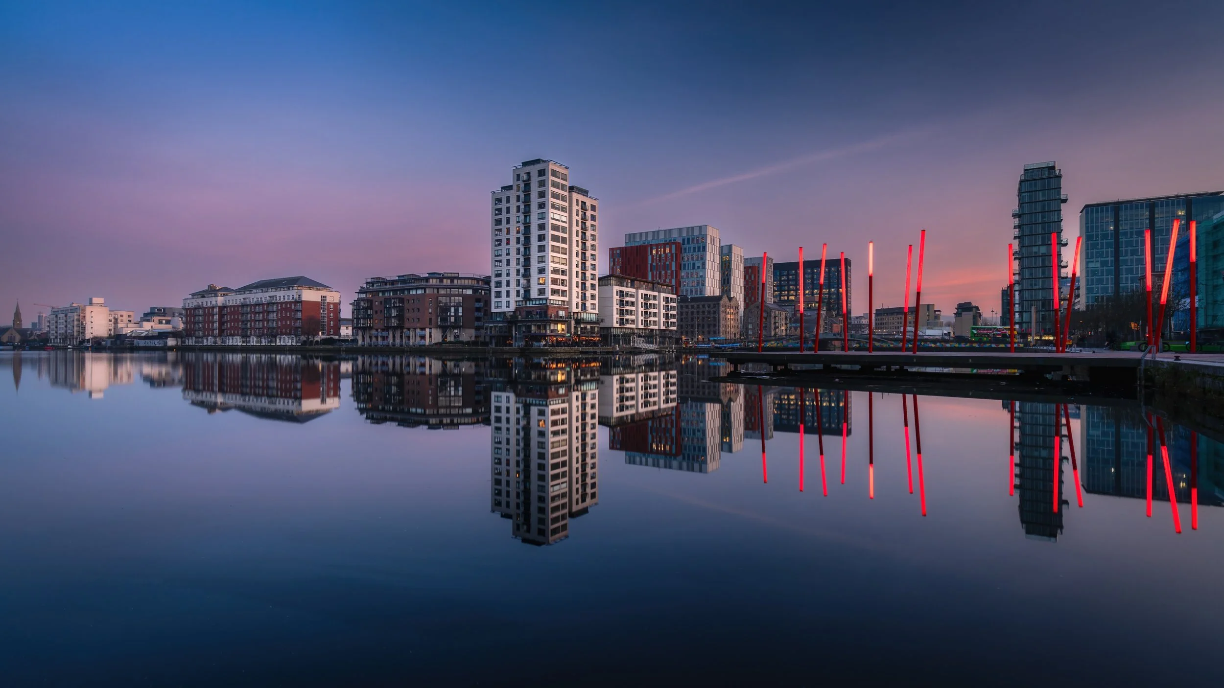 Dublin abstract reflection
