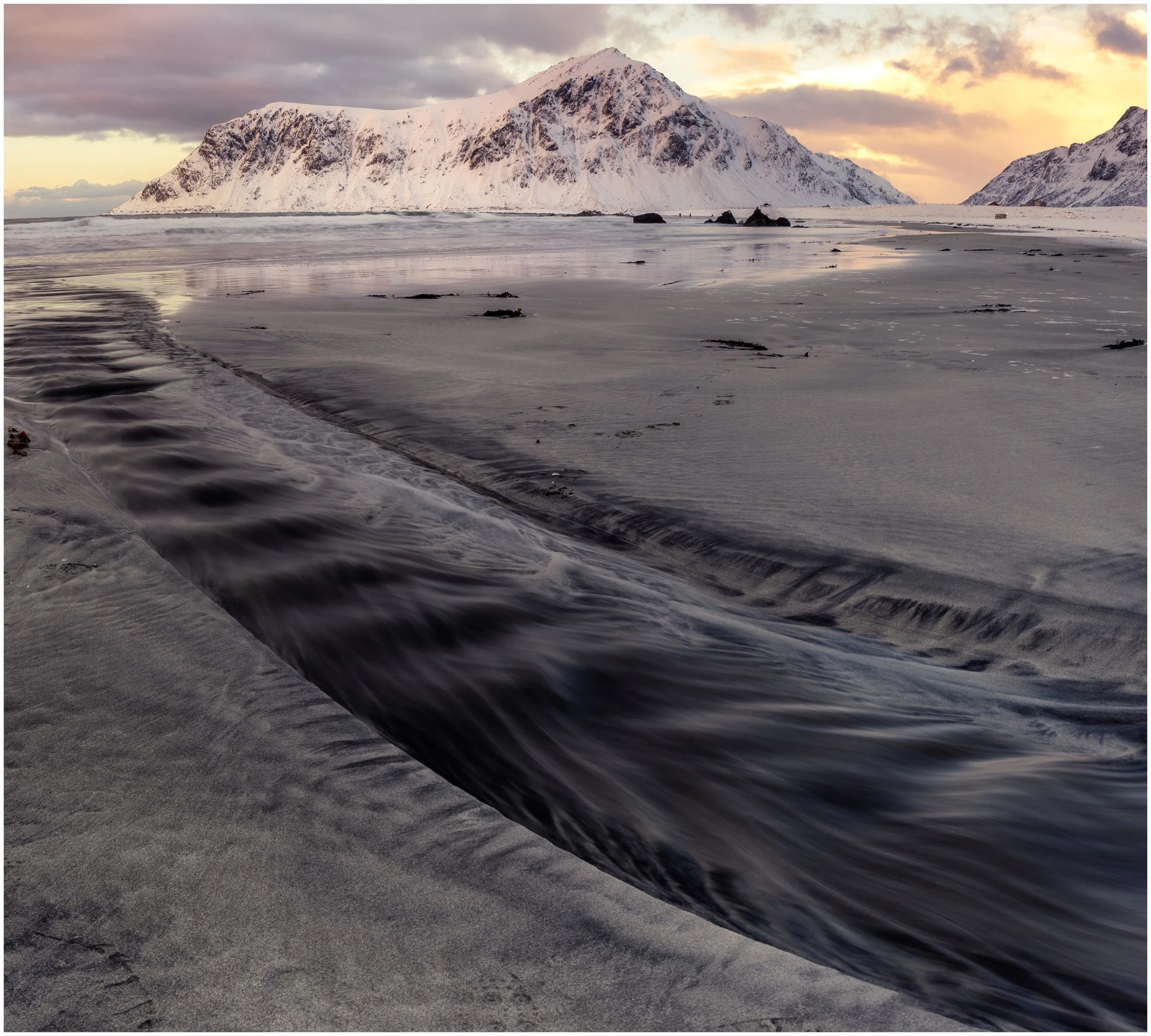 Lofoten sunset detail