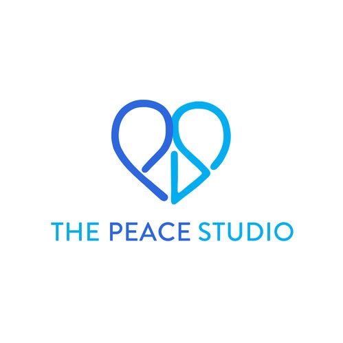 The Peace Stiudio Logo, P and S forming a heart
