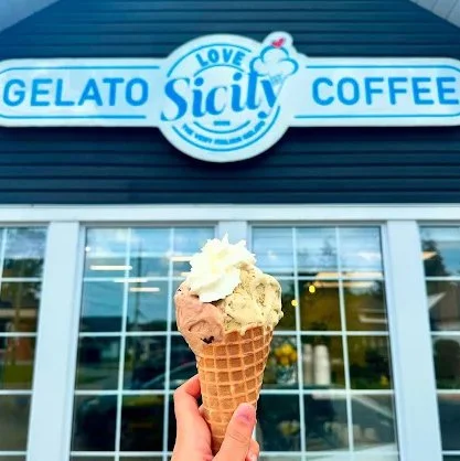 Love Sicily gelateria storefront in Crystal Beach Ontario