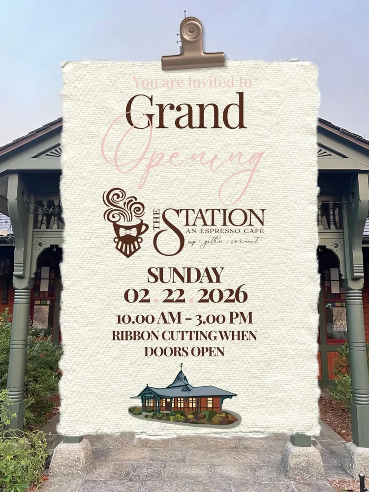 The Station Cafe Grand Opening February 22nd 2026 @10AM