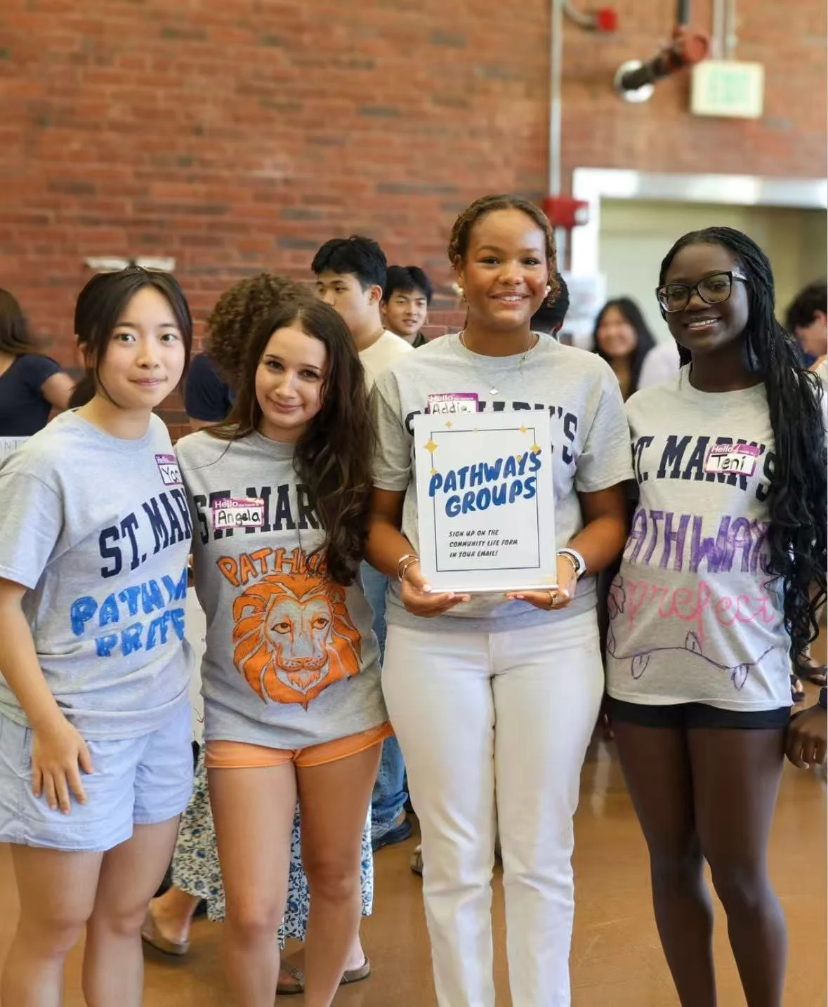 The supplied affinity group photograph