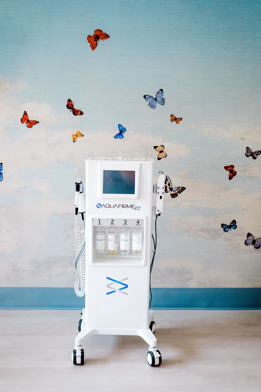 AquaFirme XS facial device at Renewal by Renaissance